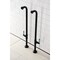 Aqua Vintage AE810S0DKL Freestanding Tub Supply Line, Matte Black AE810S0DKL - alternate 2